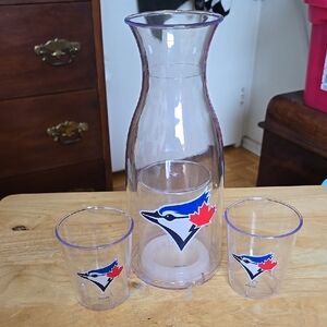 Toronto Blue Jays Pitcher and Glass Set